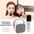 thumbnail image 6 of Kepeak Mini Karaoke Machine, Portable Bluetooth Speaker with Wireless Microphone for Kids and Adults, 6 of 7