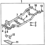 Genuine OE Kia Under Cover - 0K011-38860D