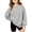 Light Gray, variant on Grblisyd Girls Sweatshirts Kids Casual Crewneck Leopard Print Long Sleeve Pullover Tops Fashion Fall Sweatshirts