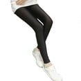 thumbnail image 2 of Mallas finas brillantes para mujer Pantalones elásticos hasta el tobillo completo Leggings básicos Kearding FS3009-05, 2 of 7