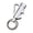 Silver, variant on Lighters for Candles Multifunctional Key Chain Outdoor Portable Waist Strap Beer Kerosene Lighter Key Chain