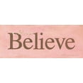thumbnail image 2 of Marrott, Stephanie 14x8 Gold Ornate Wood Framed with Double Matting Museum Art Print Titled - Always Believe, 2 of 4
