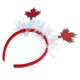 thumbnail image 2 of 2pcs Canada Headbands Canadian Hair Band Maple Leaf Headdress Tinsel Headband for Party Festival, 2 of 4