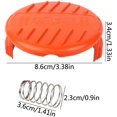 thumbnail image 2 of Capuchon de Bobine, 8 Pcs Capuchons de Remplacement avec 8 Ressort pour Tondeuse à Gazon RC-100-P, 2 of 5