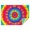 Rainbow Tie Dye, variant on Colorful Tie Dye Mandala Pattern Rectangle Tablecloth 60"x84",Waterproof Polyester Rectangle Table Cloth, Wipeable Spillproof Polyester Tablecloth for Dining, Camping, Indoor and Outdoor