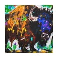 thumbnail image 1 of Majestic Bison Stampede - Canvas, 1 of 10