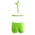 GEZHEN Women's Bikini Swimsuit Women Padded Set Sporty with Boy Shorts
