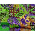 thumbnail image 5 of oneOone Rayon Dark Mustard Fabric Paisley Patchwork Craft Projects Decor Fabric Printed By The Yard 56 Inch Wide, 5 of 5