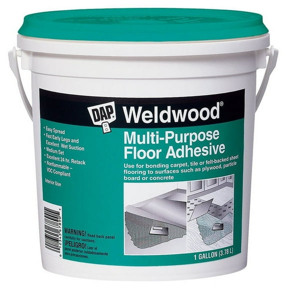 4-Pack of 1 gal Dap 00142 Weldwood Multi-Purpose Floor Adhesive