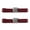 Burgundy, variant on Ford 1949-1951 Airplane 2 Point Burgundy Lap Bucket Seat Belt Kit - 2 Belts