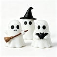 thumbnail image 6 of Halloween Ghost Decor, Glow in the Dark Ghost Figurine for Tabletop, Luminous Ghost Ornament for Home, Spooky Halloween Centerpiece for Mantel and Shelf, 6 of 6