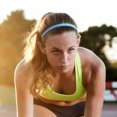 thumbnail image 3 of Correr diadema antideslizante mujeres hombres fitness yoga fútbol ciclismo pelo banda, 3 of 7