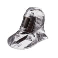 thumbnail image 2 of Casco de traje ignífugo, accesorios multiusos portátiles ignífugos, capucha de papel de aluminio transpirable profesional para extinción de incendios, 2 of 8