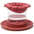 thumbnail image 1 of Brush Cleaner Rinse Cup (All-in-One) Fine Brushes Holder & Silicone Cleaning System(Mug, Red), 1 of 5