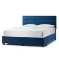 thumbnail image 4 of Asali Beige Fabric Twin Bed with Button Tufting and Nail Headed Wings, 4 of 4