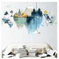 thumbnail image 2 of Farcauo 2 Set Mountain Wall Stickers & Murals Geometric Wall Decals Peel and Stick Arch Wall Stickers Tree Wall Decals for Living Room Bedroom Bathroom Door Restroom Roommates Vinyl Wall Art Sticker, 2 of 4