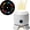 Acolor, variant on CLIQKWEN Dynamic Rotating Ocean LED Projector Night Light - Multi Angle Positioning for Bedroom Home Theater