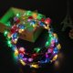 thumbnail image 3 of Diadema de flores (color aleatorio), 9 piezas, guirnalda de flores LED, diadema iluminada, diadema floral para niñas, accesorios para el cabello para bodas, fiestas, mascaradas, 3 of 5