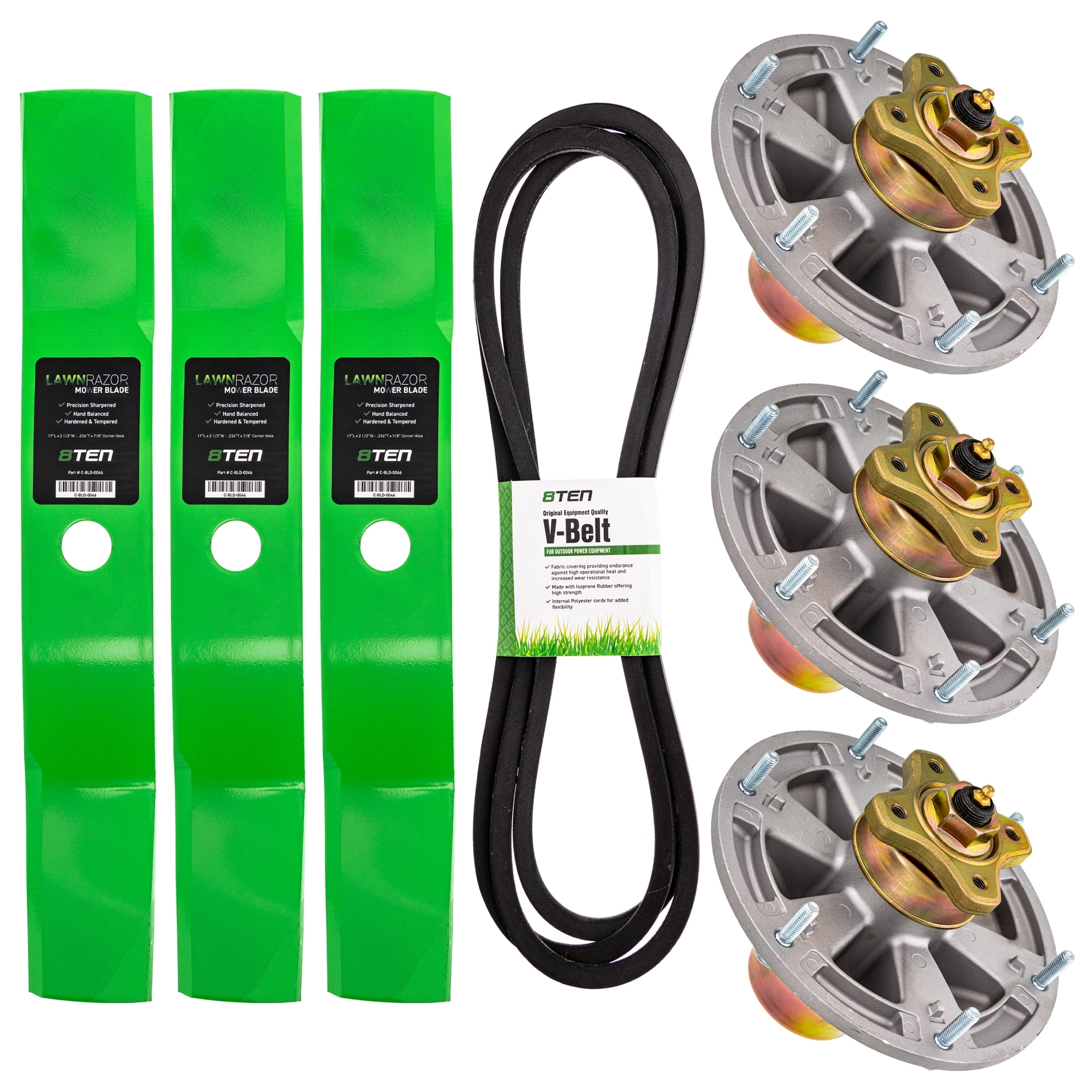 8TEN Blade Spindle Belt Kit for John Deere 38 inch Z915B Z915E