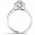 thumbnail image 2 of 1/2 Carat T.W. Diamond Three Stone Cluster Engagement Ring in 10k White Gold, 2 of 5