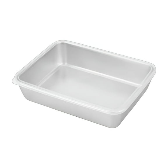 ACDANC Rectangle Baking Pan Oven Tray Bread Baking Pan Serving Tray Stainless Steel Baking Tray Food Serving Plate With Silicone Lid