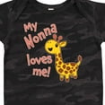 thumbnail image 4 of Inktastic My Nonna Loves Me Cute Giraffe Boys or Girls Baby Bodysuit, 4 of 5
