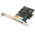 thumbnail image 2 of Tarjeta de Sonido PCIe 5.1 Canal de 6 Canales de 6 Canales CMI8738 Chip Con Accesorios de CD, 2 of 7