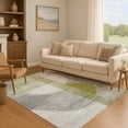 thumbnail image 7 of Addison Rugs Mayfield Premium Machine Washable Transitional Geometric Olive Rectangle Rug, 8' x 10', 7 of 7