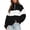 Black, variant on Akmaiox Sweatshirt for Women,Half Zip up Long Sleeve Color Block Pullover Tops, Oversized Casual Fall Streetwear Loungewear S-2XL