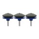thumbnail image 1 of Afilador de cortacésped de 3 piezas, piedra afiladora y accesorio de rueda, práctico para cualquier taladro manual eléctrico. Azul, 1 of 9