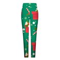 thumbnail image 5 of Pntutb Mujer Moda Casual Navidad Impreso Leggings Ajustados Cintura Alta Pantalones Largos Pntutb Pntutb-6264, 5 of 5