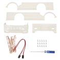 thumbnail image 1 of RC Car Wide Body Kit, RC Wide Body Kit RC Car Large Surround Exhaust Decoration  For Gift For WPL D12 RC Truck Blue, 1 of 8