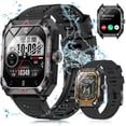 thumbnail image 1 of Reloj inteligente Bgulong para hombre y mujer con función Call, HD Touch IP68, negro, 1 of 7