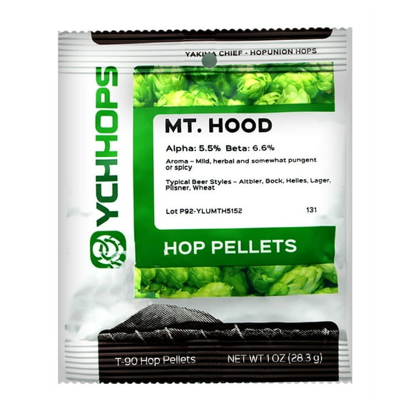 Hop Pellets, Domestic, Mt. Hood - 1 OZ Package
