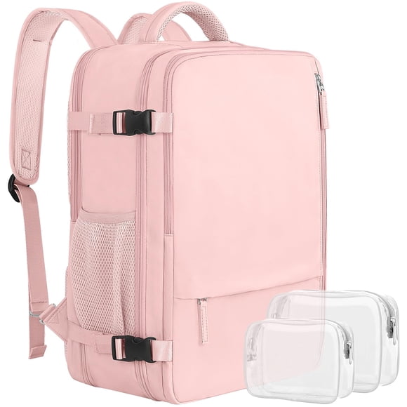 Mochila de viaje Sinaliy Large, 40 L, impermeable para mujer, 17 pulgadas
