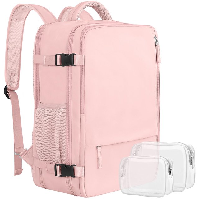 Mochila de viaje Sinaliy Large, 40 L, impermeable para mujer, 17 pulgadas