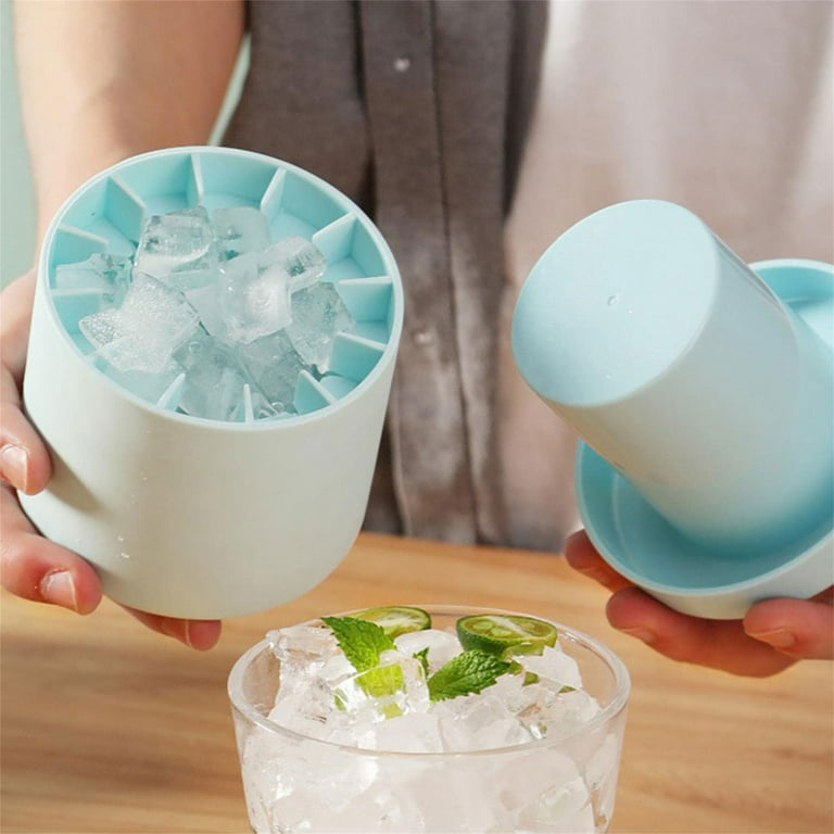 Multitrust 3.5Inch Ice Cube Cup Mold, Easy-Release Silicone