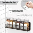 thumbnail image 3 of Magnetic Spice Rack for Refrigerator with Spice Jars- Includes 24 Pcs 4 OZ Seasoning Containers with Labels, 4 Space-Saving Magnetic Shelf for fridge- Perfect for Small Kitchens, Apartments, 3 of 6