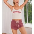 thumbnail image 2 of Richie House Women's 2 Piece Pajama Set Crop Cami Tops/Shorts Lounge Outfit RHW2924-H-S, 2 of 7