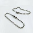 thumbnail image 1 of SUTENGDA 100Pcs Chain Clasp Silver Stainless Steel Ball Chain for Adults and Diy Crafts, 1 of 8