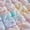Tie Dye, variant on Solid Quilt Set - Lightweight, Soft, All-Season - 3-Piece Puff Textured Bedding Set (Full / Queen, Tie-Dye)