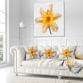 thumbnail image 3 of Designart Yellow Narcissus Sketch Watercolor - Floral Throw Pillow - 16x16, 3 of 5