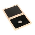 thumbnail image 1 of Saxophone Clarinet Reeds Case, Solid Wood 5-Reeds Holding Storing Box With Hygrometer, Rubber Band And  Switch Design, 1 of 8