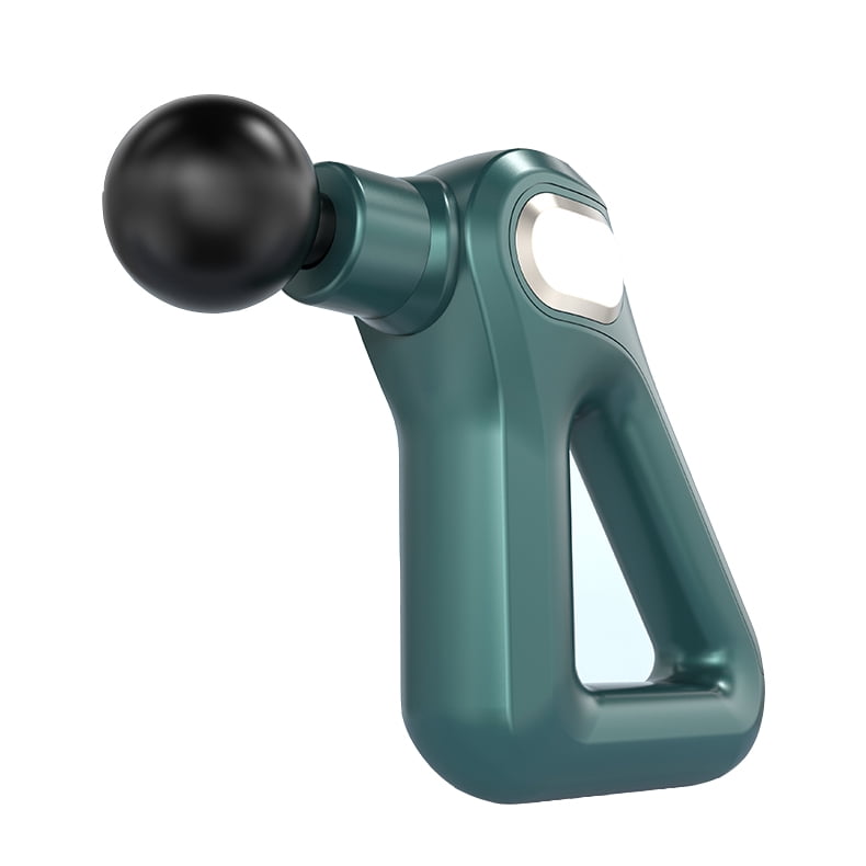 12 Speed Adjustable Deep Tissue Massage Gun 8 Replaceable Heads 24W High Power Portable Electric Massager for Body Relaxation