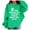 Green, variant on Girls Heart Graphic Print Long Sleeve Hooded Sweatshirt Pullover Tops F,Black