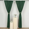 thumbnail image 6 of BalsaCircle 2 Panels Hunter Green 8 feet Polyester Drapery Backdrop Curtains Rod Pockets Party Events Decorations Supplies, 6 of 8