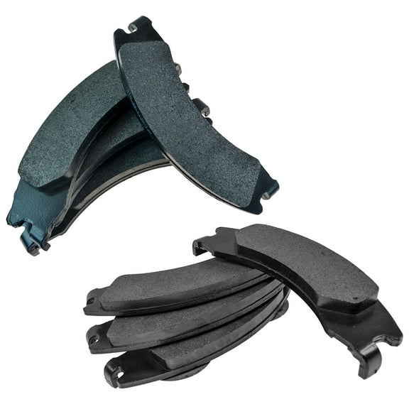 TRQ Posi Metallic Brake Pad Set Front & Rear Kit for Ford E150 E250 E350 E450 BFA12979