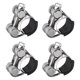 thumbnail image 1 of Uxcell 4 piezas de abrazaderas T-Bolt, 17-19 mm (0.67"-0.75"), abrazaderas ajustables de acero inoxidable para tubos de radiador de entrada de combustible., 1 of 6