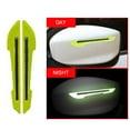 thumbnail image 4 of ruzhgo Pack of 2 Car Rearview Mirror Stickers Warning Rear View Strip Decorative Night Driving Tape PP Waterproof Decal Reflector Red Green, 4 of 6