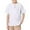 White, variant on SGMVNU Basic Tops for Boys Short Sleeve Summer Blouse Casual Lapel Collar Button up Loose Fit Solid Color Cotton T-Shirts for Age 13-14 Years, Orange